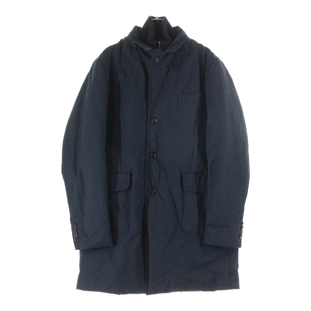 MONCLER(モンクレール) GRIMBERT GIUBBOTTO グランベール リブネック ダウン ドッキング チェスターコート ネイビー 220913190300