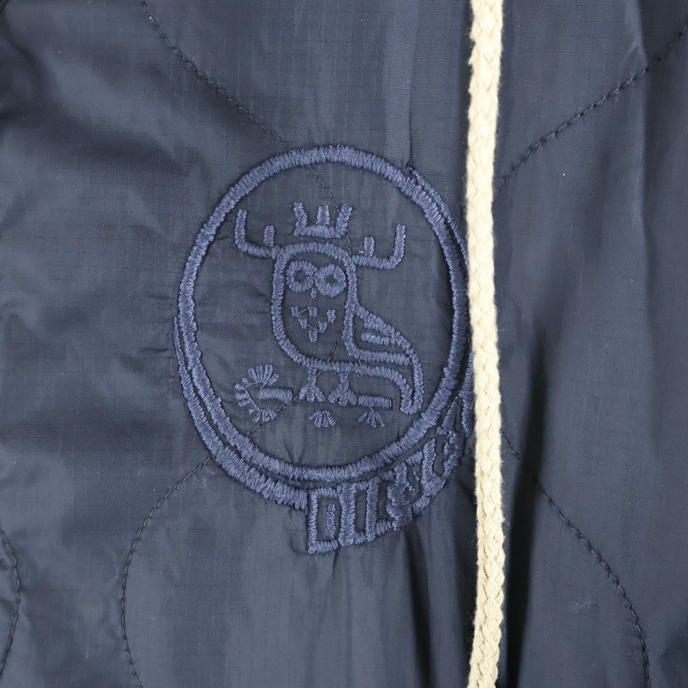 DIESEL(ディーゼル) フーデッド キルティング ボンバージャケット ブルゾン ブラック