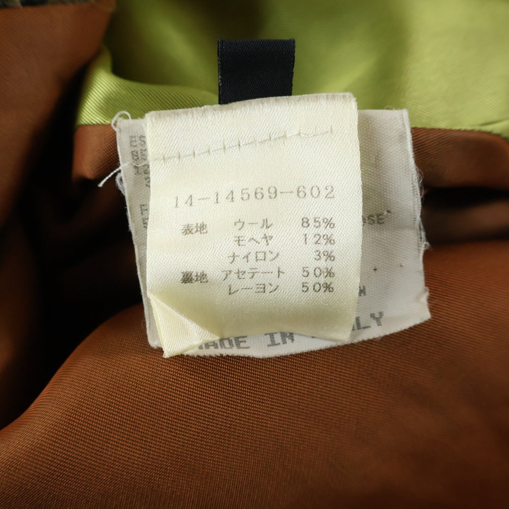 ETRO(エトロ) ウール ツイード ジャケット グリーン レディース 14