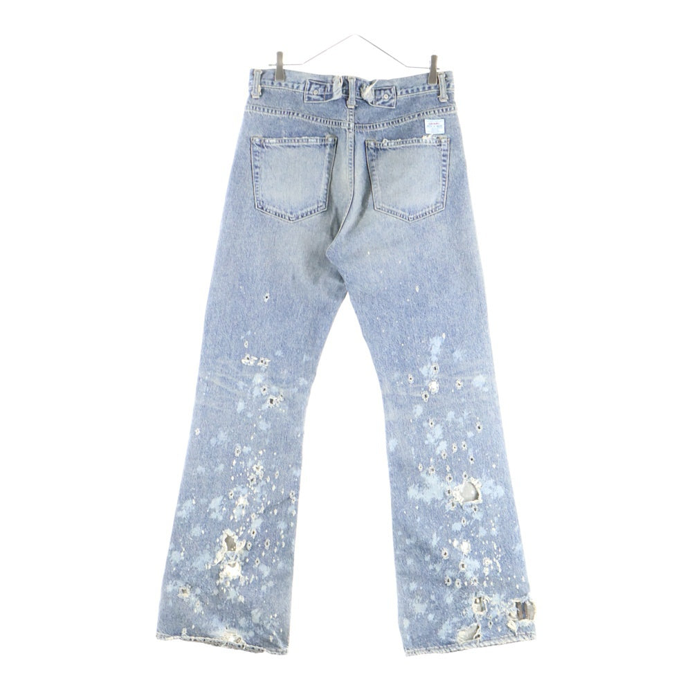 DAIRIKU(ダイリク) Damage Stright Denim Pants ダメージストレートデニムパンツ インディゴ 24SS D9