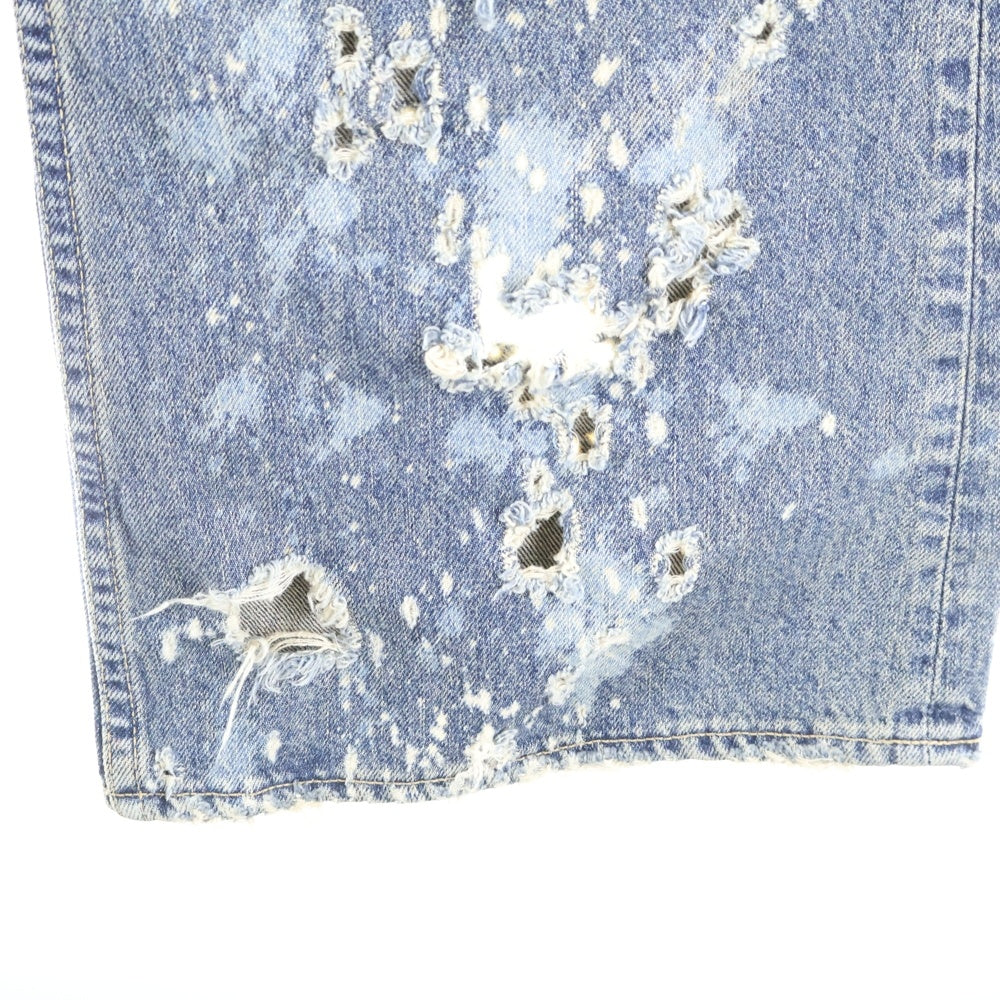 DAIRIKU(ダイリク) Damage Stright Denim Pants ダメージストレート