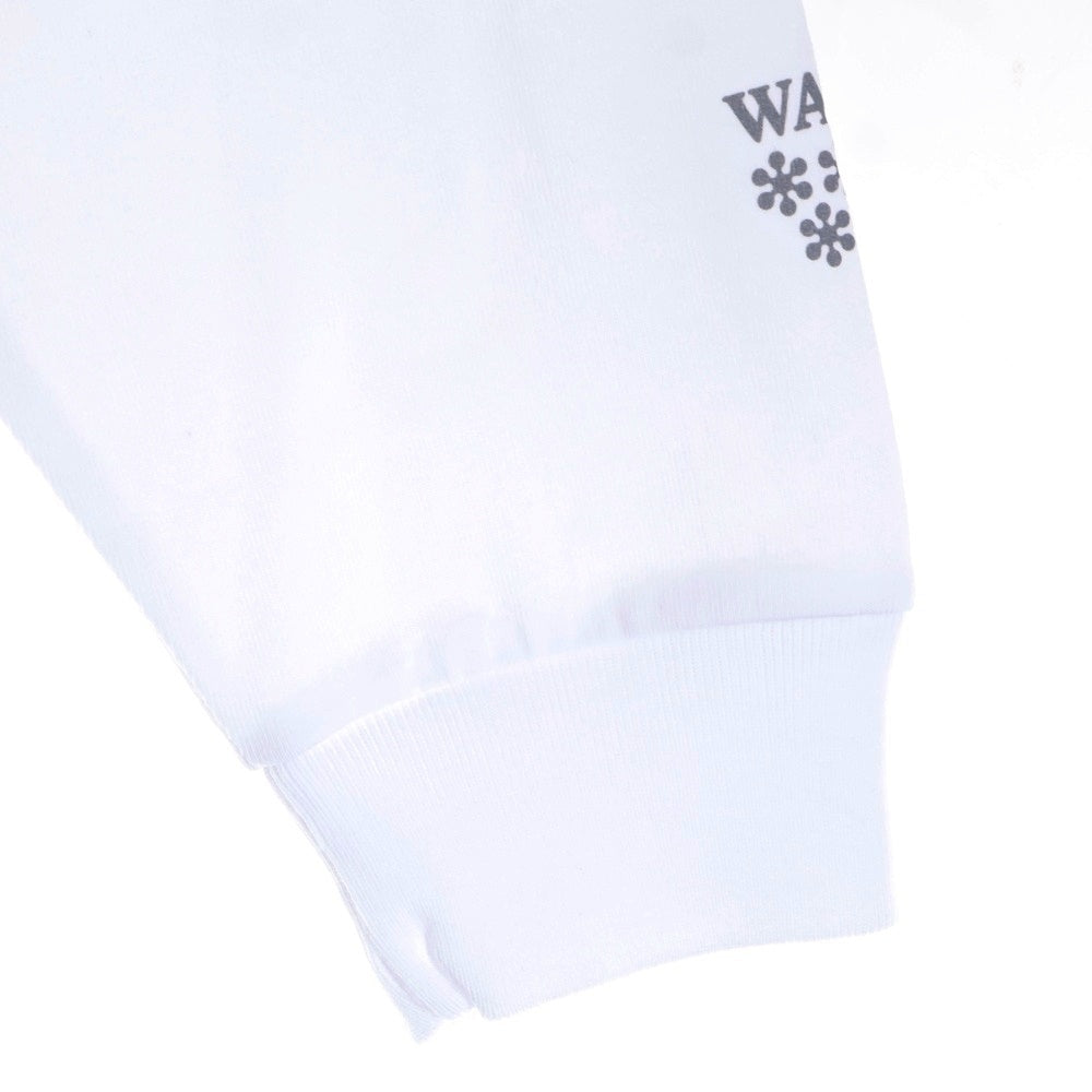 BBS BARBER SAKOTA(バーバーサコタ) ×ALWAYTH ×WAKE SAPPORO bicycle Long Sleeve Tshirt オールウェイズ ウェイク札幌 バイシクルプリント ロングスリーブTシャツ ホワイト