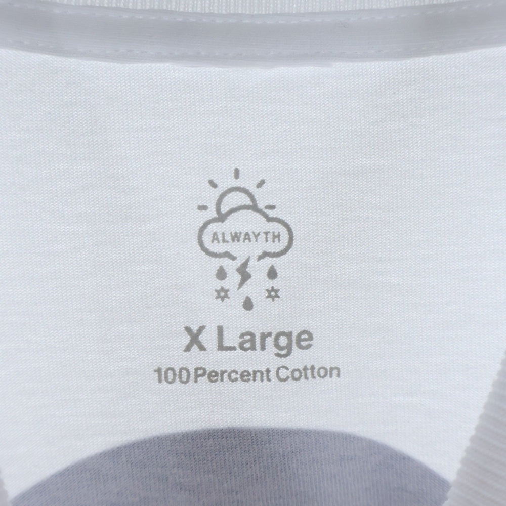 BBS BARBER SAKOTA(バーバーサコタ) ×ALWAYTH ×WAKE SAPPORO bicycle Long Sleeve Tshirt オールウェイズ ウェイク札幌 バイシクルプリント ロングスリーブTシャツ ホワイト