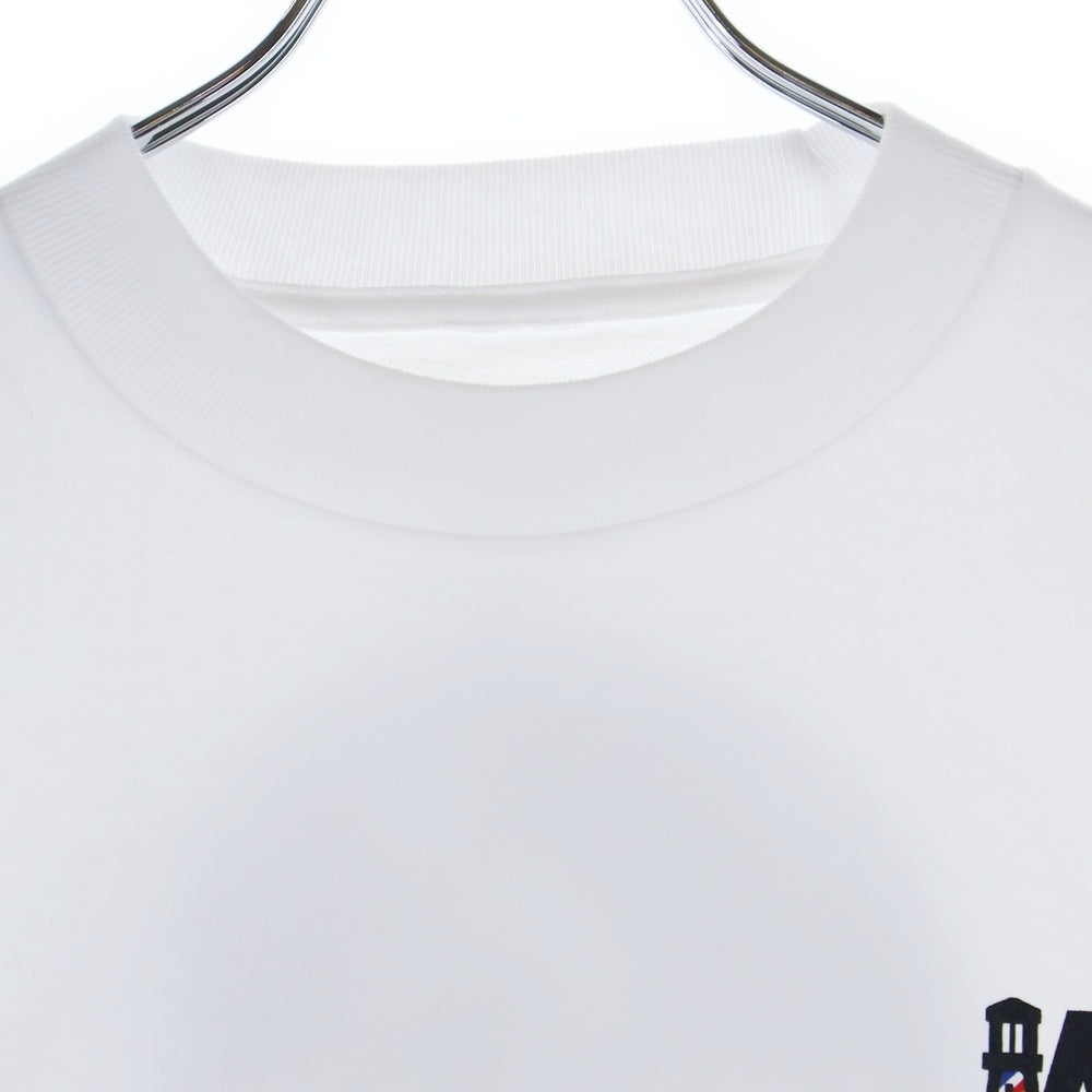 BBS BARBER SAKOTA(バーバーサコタ) ×ALWAYTH ×WAKE SAPPORO bicycle Long Sleeve Tshirt オールウェイズ ウェイク札幌 バイシクルプリント ロングスリーブTシャツ ホワイト