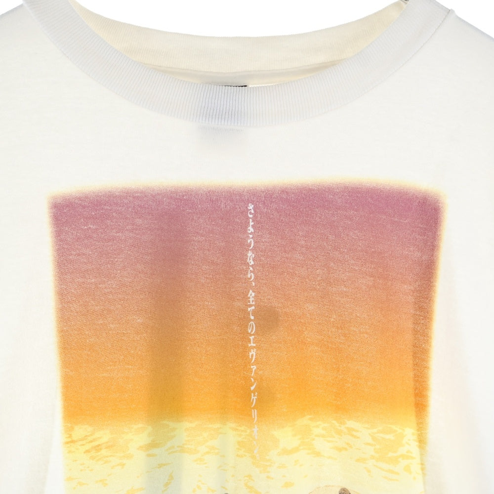 SAINT MICHAEL(セントマイケル) 25SS ×GEEKS RULE× EVANGELION EV_SS TEE ギークスルール エヴァンゲリオン劇場版 ムービープリント半袖Tシャツ ホワイト SM-HR8-0000-C13