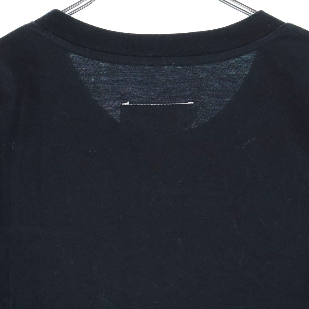 MM6 Maison Margiela(エムエムシックスメゾンマルジェラ) UNLIMITED EDITION TEE フロントプリントTシャツ 半袖クルーネックカットソー ブラック S32GC0522 S21058