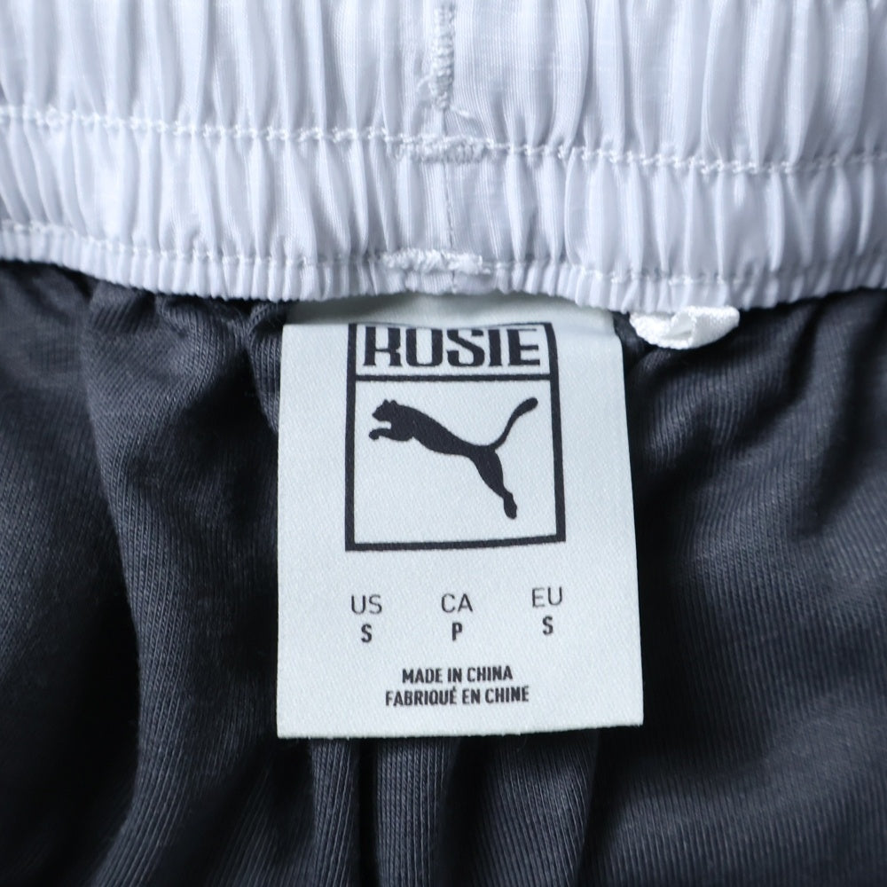 PUMA(プーマ) x ROSE T7 RELAXED TRACK PANTS ロゼ リラックスド ナイロントラックパンツ グレー 633796-32