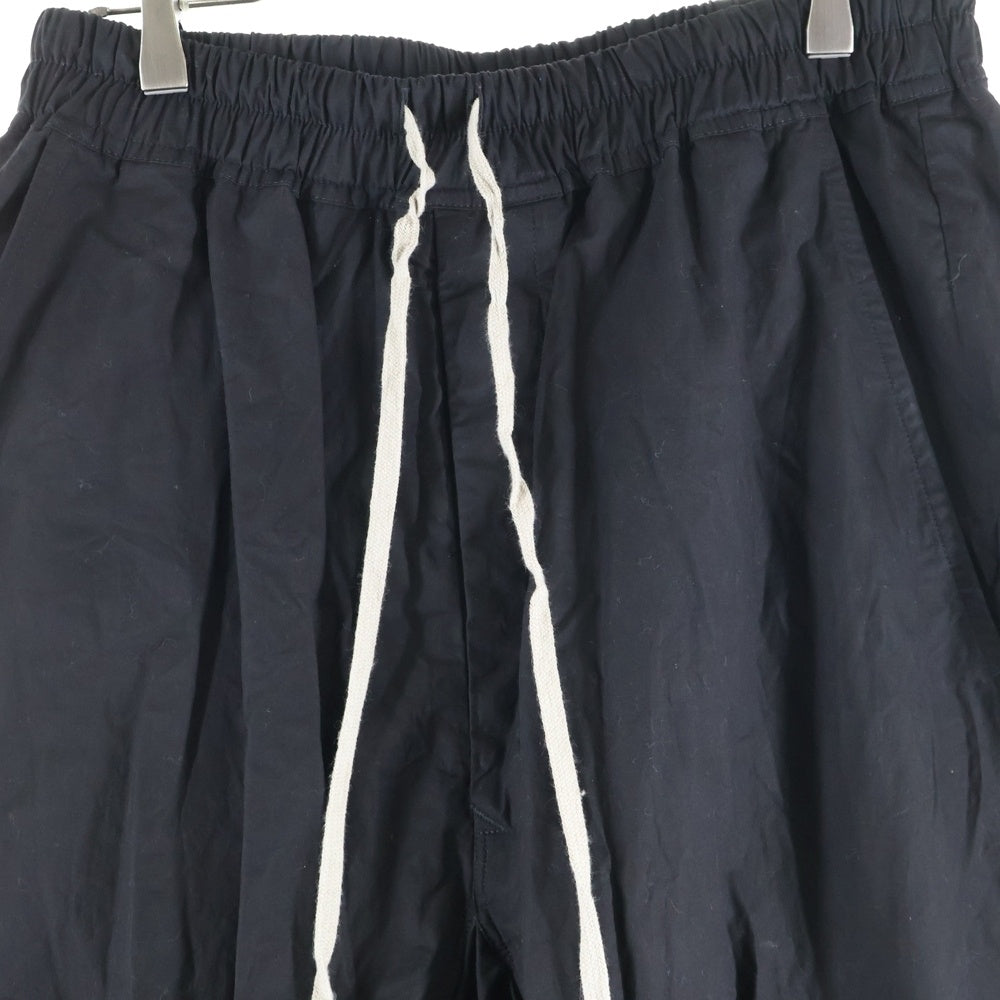Rick Owens(リックオウエンス) 25SS DRAWSTRING LONG ドローストリング サルエルパンツ ブラック RU01E5380-P