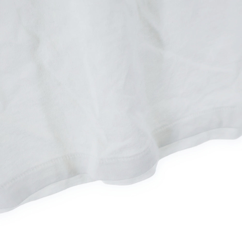 A BATHING APE(アベイシングエイプ) BARY MILO ベイビーマイロ サルカモ プリント 半袖 カットソー Tシャツ ホワイト 002TEL251002M