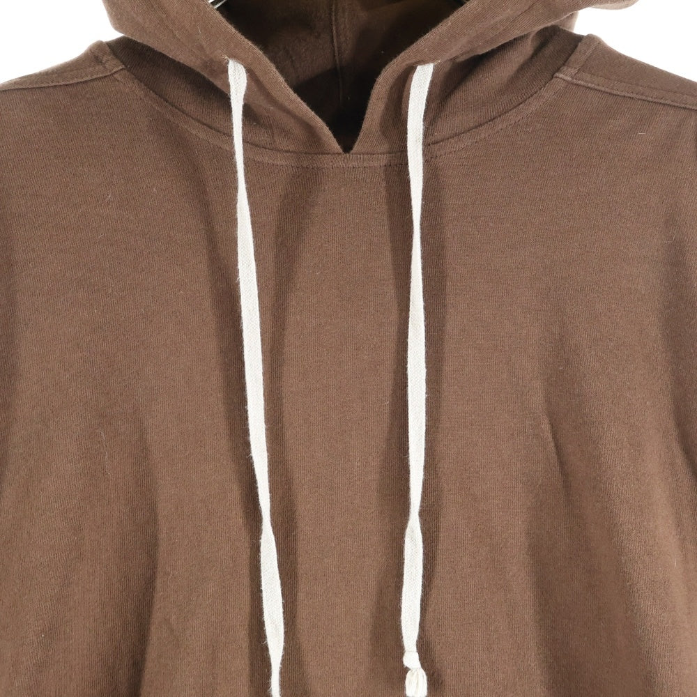 Rick Owens(リックオウエンス) 23AW ドローコード コットン プルオーバーパーカー ブラウン RU02C7285‐BA
