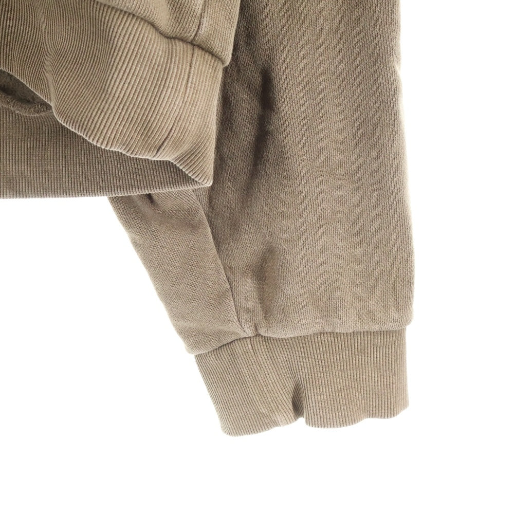 entire studios(エンタイア スタジオ) FULL ZIP WASH フルジップ ジップアップスウェットパーカー フーディー ブラウン ES2106 PO040