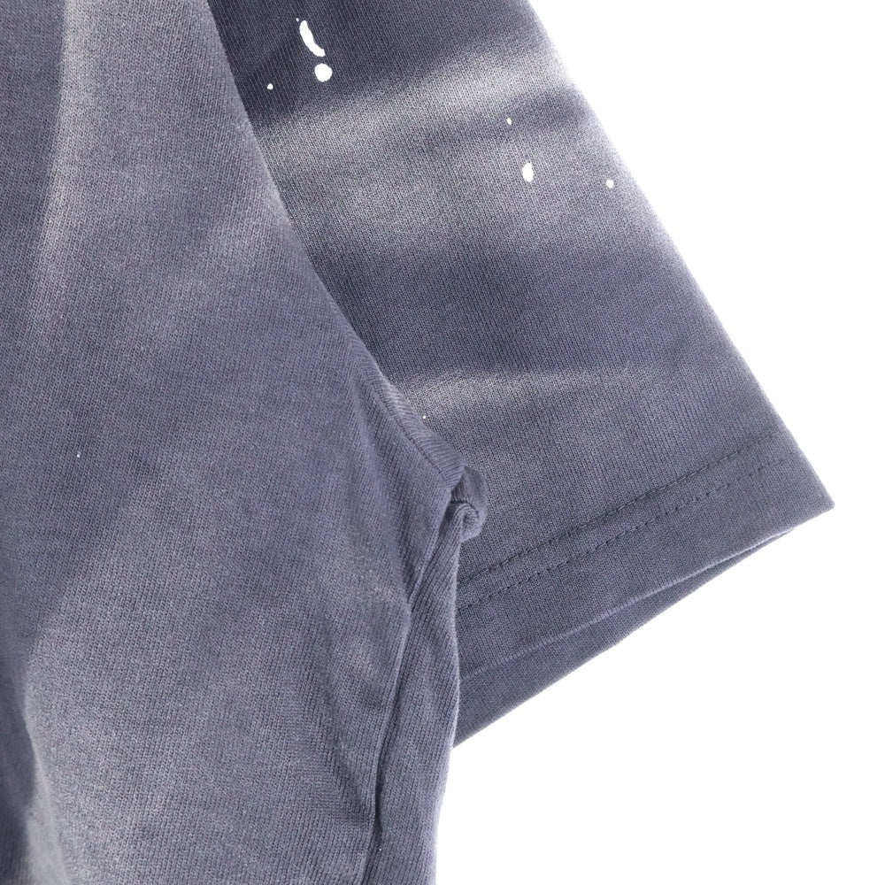 ISAMU KATAYAMA BACKLASH(イサムカタヤマバックラッシュ) COTTON PIGMENT COLOR T-SHIRT ハイゲージ天竺 クルーネック半袖Tシャツ カットソー ブラック 2159-01