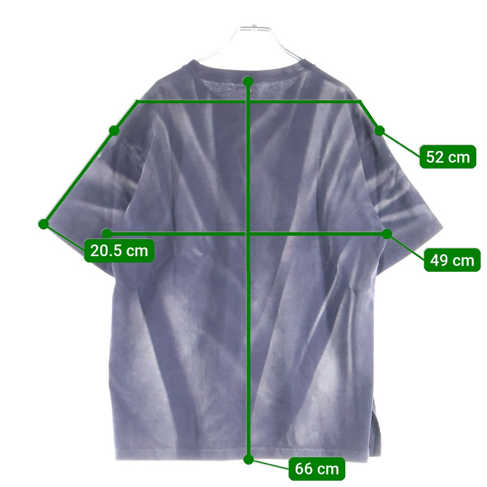 ISAMU KATAYAMA BACKLASH(イサムカタヤマバックラッシュ) COTTON PIGMENT COLOR T-SHIRT ハイゲージ天竺 クルーネック半袖Tシャツ カットソー ブラック 2159-01