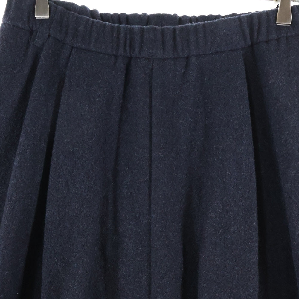 ISAMU KATAYAMA BACKLASH(イサムカタヤマバックラッシュ) ドローストリング ウール サルエル イージーパンツ ネイビー BL-2081-04