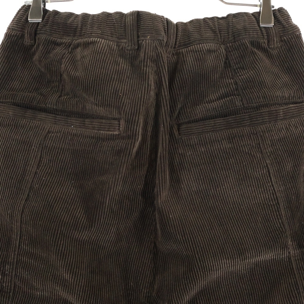 ISAMU KATAYAMA BACKLASH(イサムカタヤマバックラッシュ) CORDUROY TAPERED PANTS コーデュロイ テーパード ドローストリング パンツ ブラウン 1966-02