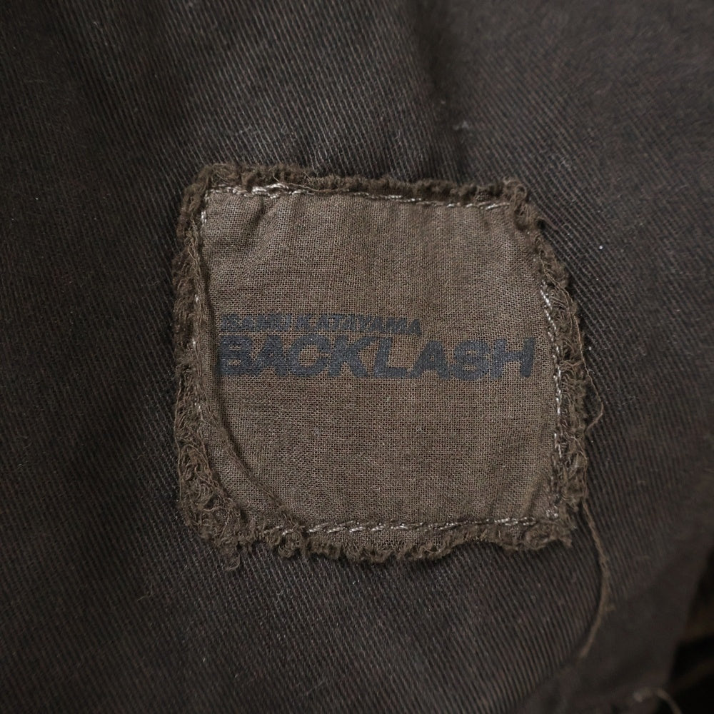 ISAMU KATAYAMA BACKLASH(イサムカタヤマバックラッシュ) CORDUROY TAPERED PANTS コーデュロイ テーパード ドローストリング パンツ ブラウン 1966-02