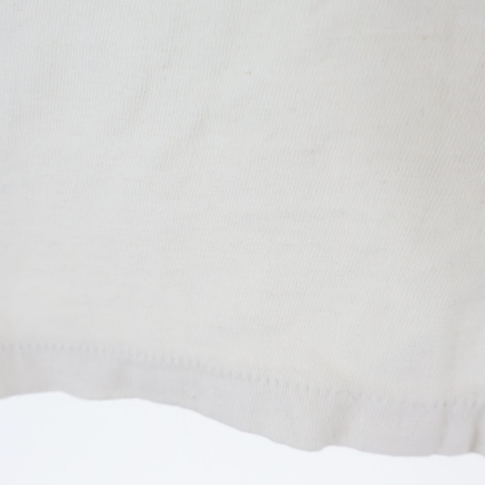 READY MADE(レディメイド) 24SS SS T-SHIRT POCKET ロゴプリント ポケットTシャツ 半袖カットソー ホワイト RE-CO-WH-00-00-277