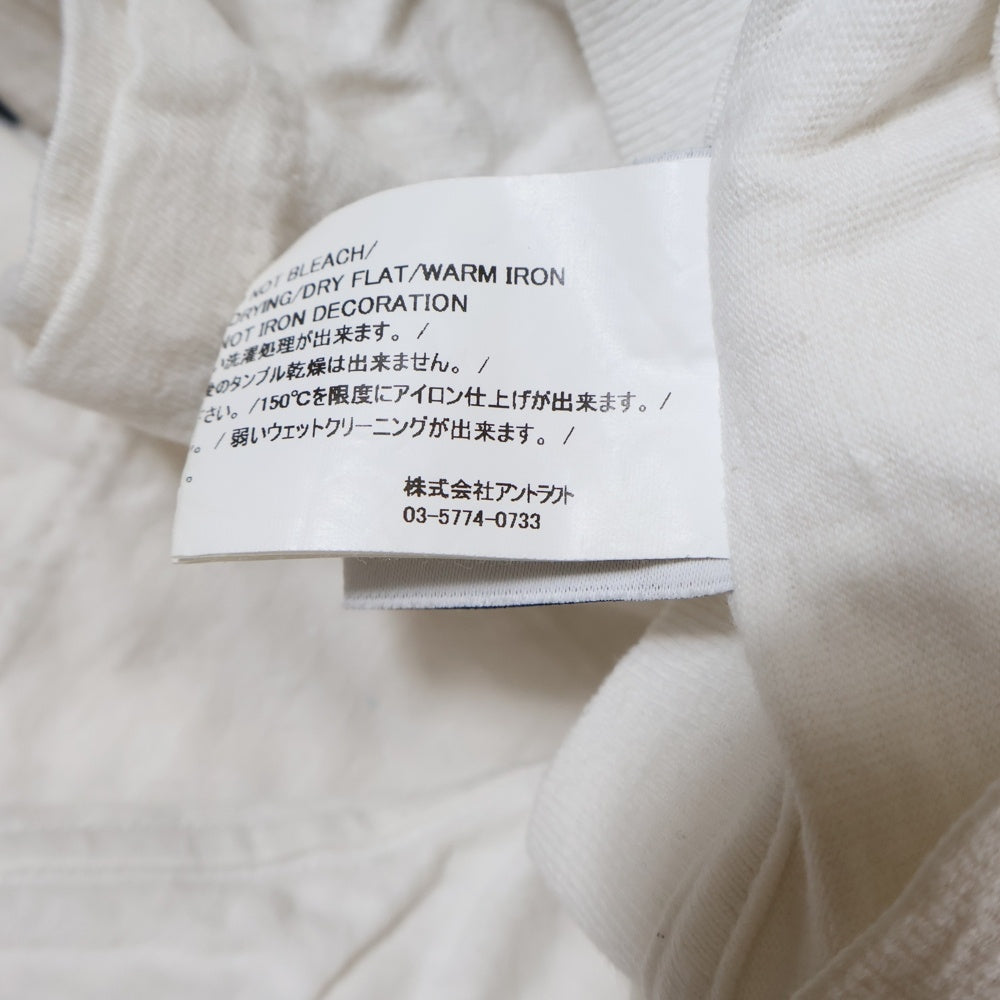 READY MADE(レディメイド) 24SS SS T-SHIRT POCKET ロゴプリント ポケットTシャツ 半袖カットソー ホワイト RE-CO-WH-00-00-277