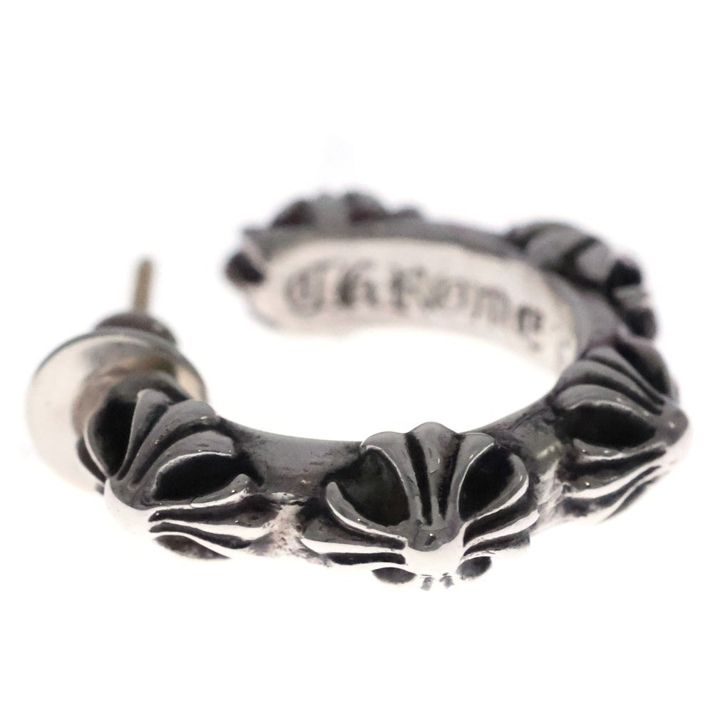 CHROME HEARTS(クロムハーツ) HOOP CROSS クロスバンド フープピアス シルバー BCA100