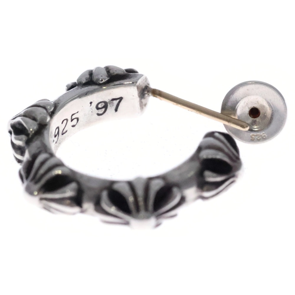 CHROME HEARTS(クロムハーツ) HOOP CROSS クロスバンド フープピアス シルバー BCA100