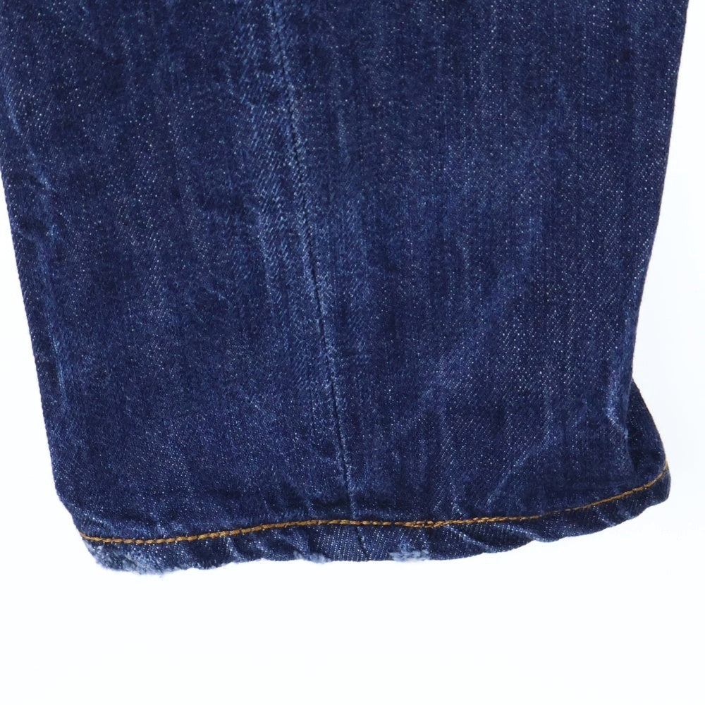 DSQUARED2(ディースクエアード) ここのえタグ ダメージ加工 ボタンフライ スリムフィットデニムパンツ インディゴ S74LA0326