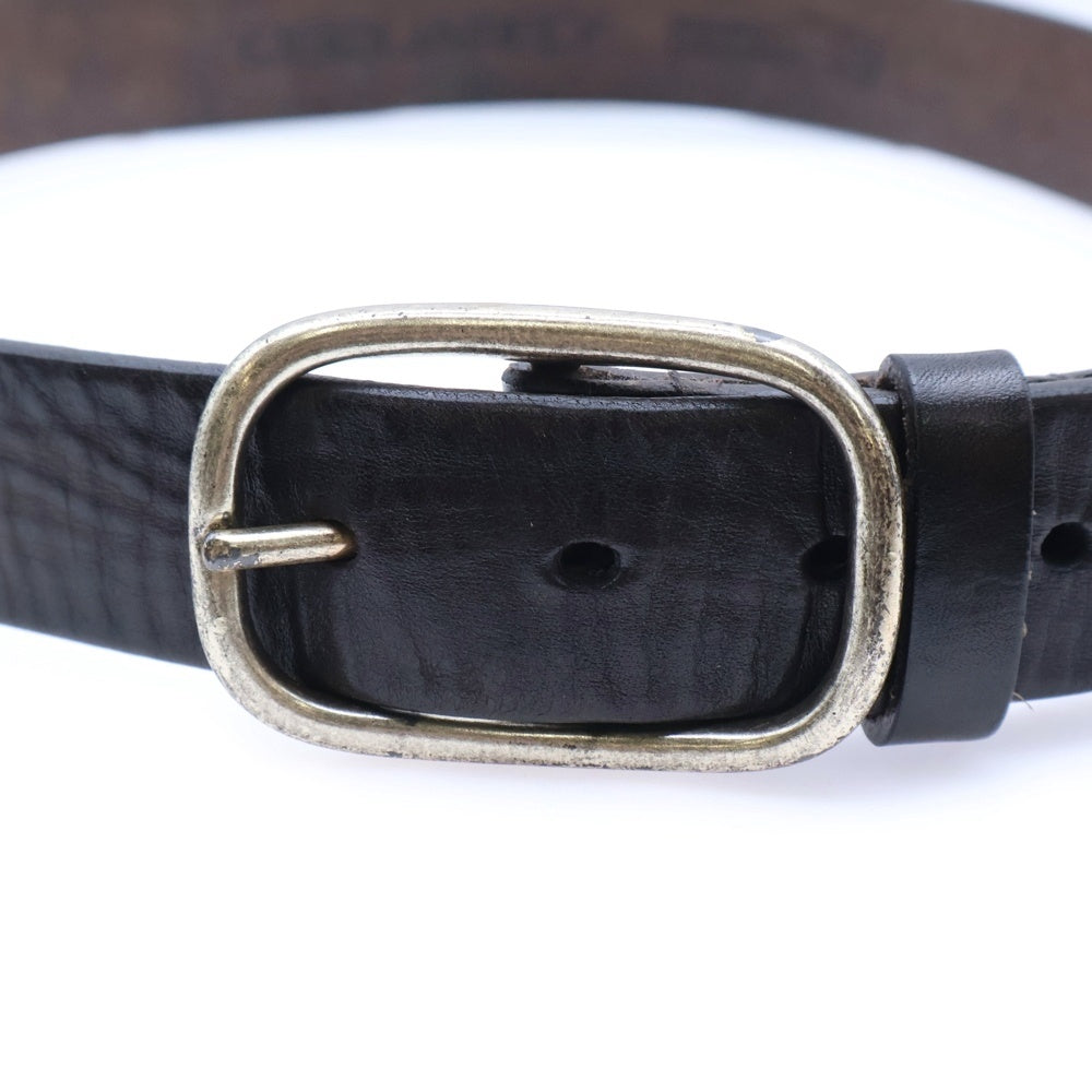 DSQUARED2(ディースクエアード) シルバーバックル レザーベルト ブラウン S71TP0433