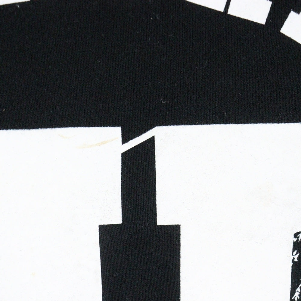 UNDERCOVER(アンダーカバー) 18AW BIG SWEAT 両面カレッジプリント オーバーサイズ プルオーバースウェットトレーナー ブラック UCV1804-4