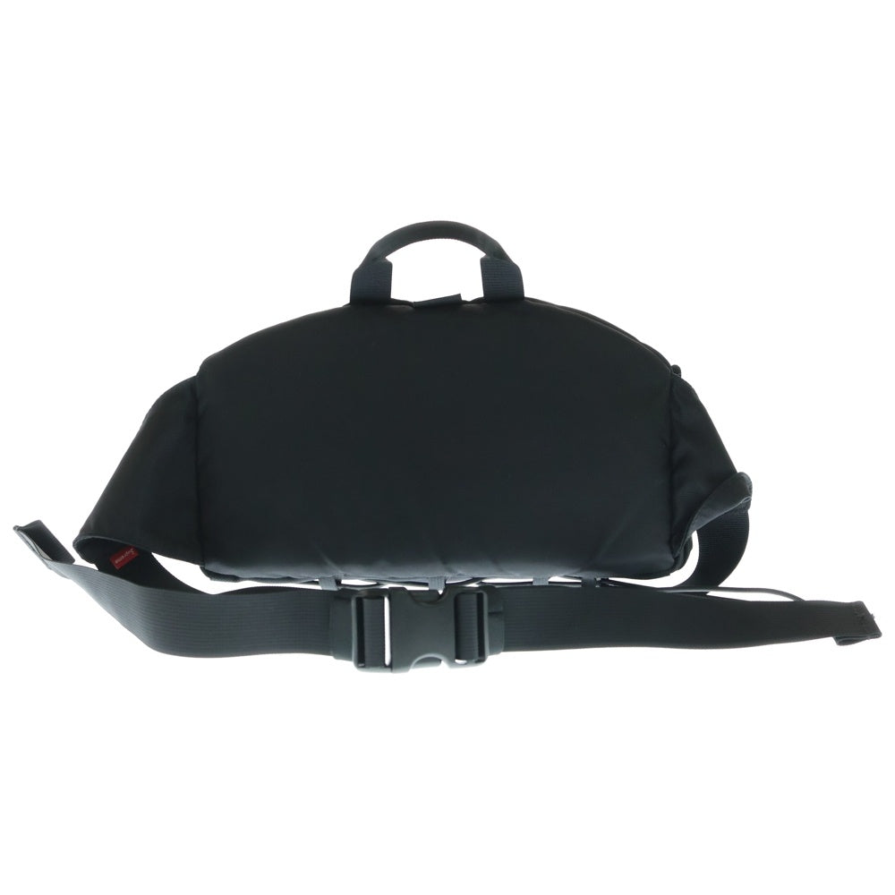 SUPREME(シュプリーム) 19AW CORDURA Waist Bag コーデュラ ボックスロゴデザイン ウエストバッグ ショルダーバッグ ブラック