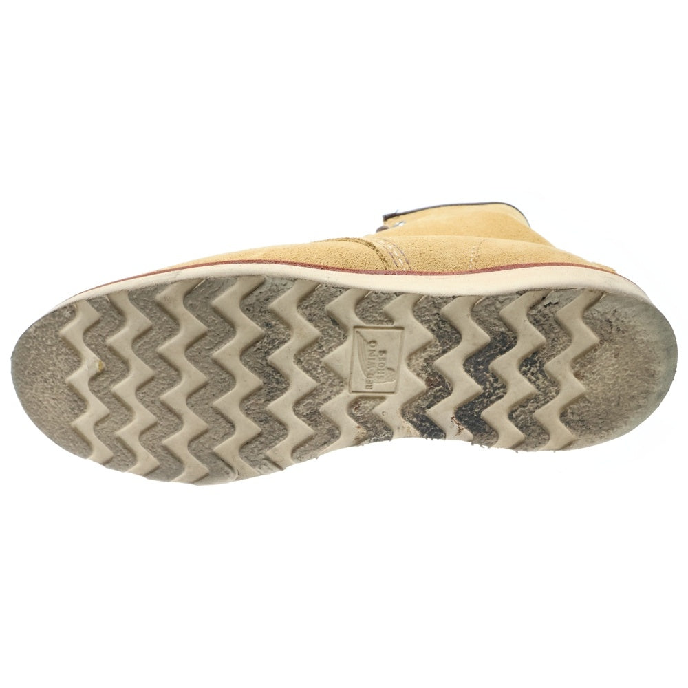 RED WING(レッド ウイング) 6-INCH CLASSIC MOC クラシック モック スエード レースアップ ブーツ ベージュ 8833