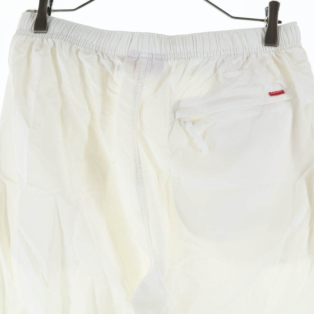 SUPREME(シュプリーム) 21AW Warm Up Pant ウォームアップ トラックパンツ ホワイト/レッド