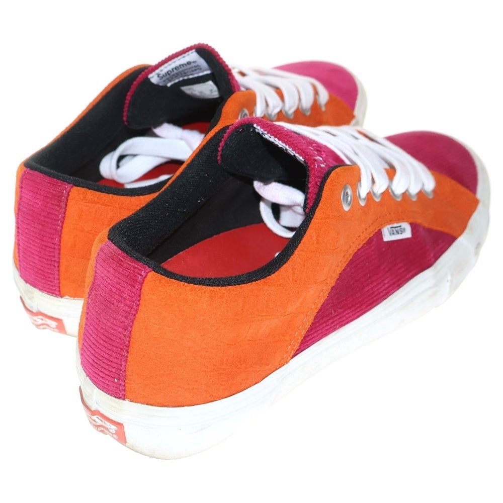 SUPREME(シュプリーム) ×VANS LAMPIN PRO RUST CROC SUEDE バンズ ランピン プロ ラスト クロコ スエード ローカットスニーカー オレンジ/ピンク US10/28cm VN0A38JOPUJ