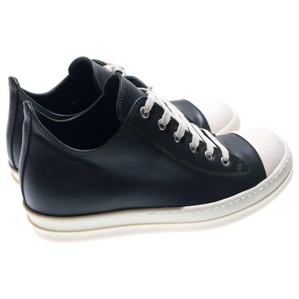 Rick Owens(リックオウエンス) RAMONES LOW SNEAKER ラモーンズ レザー ローカットスニーカー RU02D6891LCO