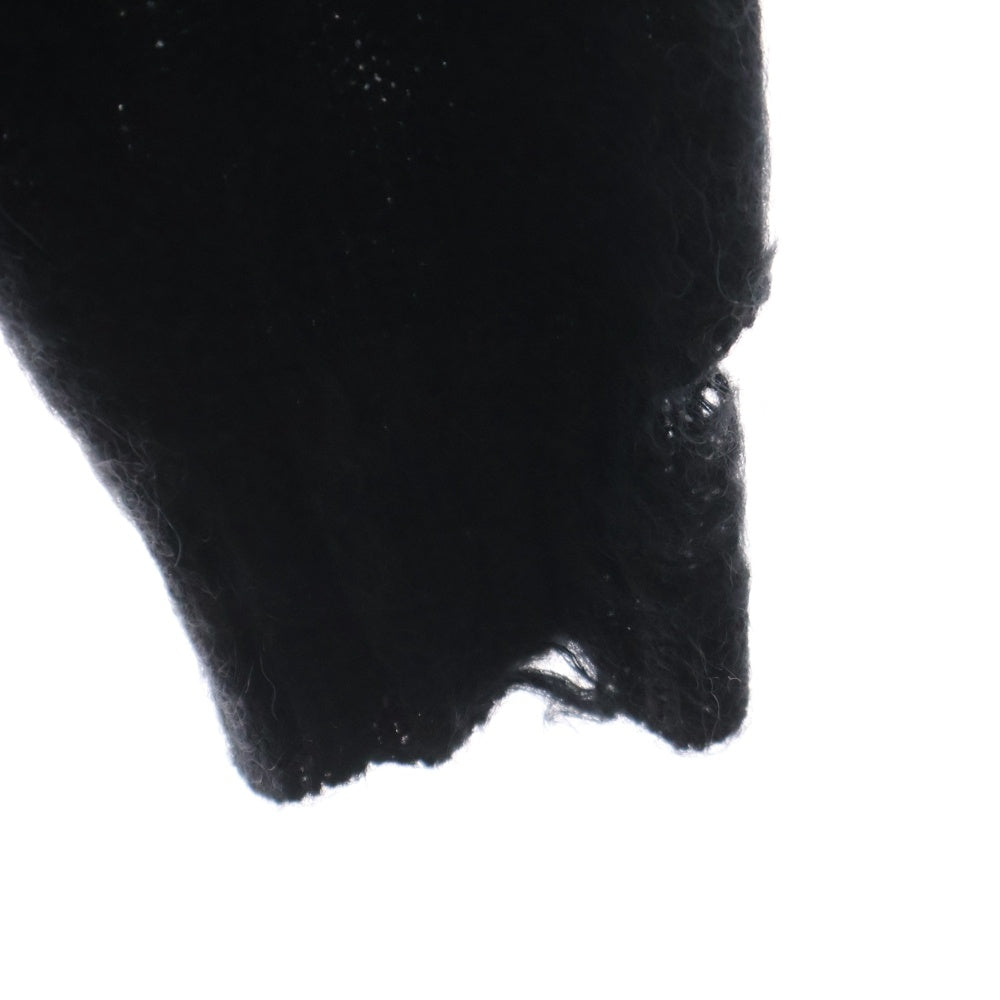 UNDERCOVER(アンダーカバー) 23AW モヘア ダメージ加工 ウール ニット カーディガン ブラック UC2C9903