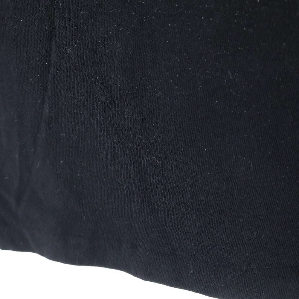 Armani Exchange(アルマーニ エクスチェンジ) フロントロゴプリント クルーネック 半袖Tシャツ カットソー ブラック