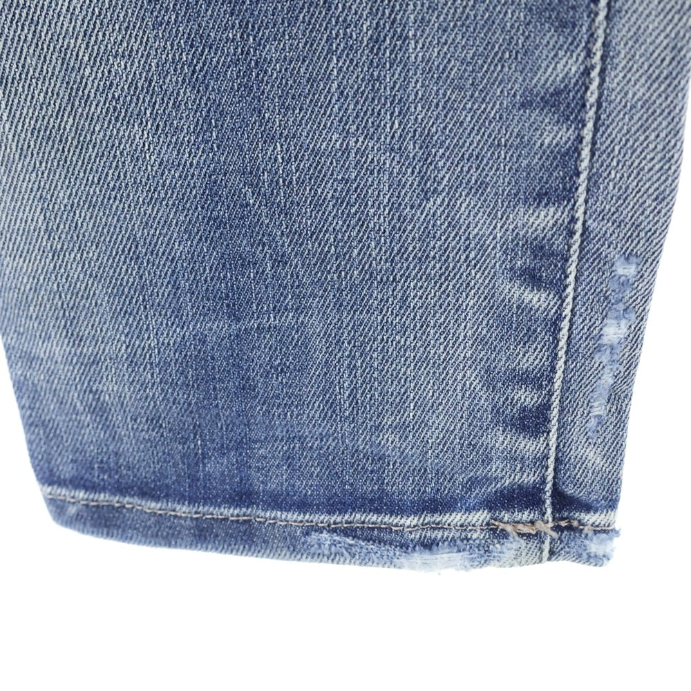 DIESEL(ディーゼル) GETLEGG ダメージ加工 ジップフライ デニム スキニーパンツ インディゴ レディース 03030