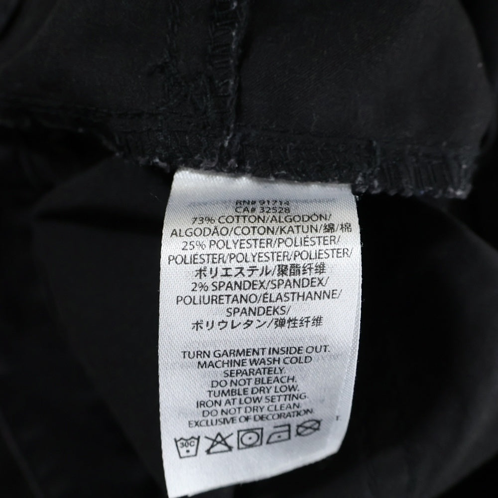 Armani Exchange(アルマーニ エクスチェンジ) コットンストレッチ ジップフライ デニムスキニーパンツ ブラック レディース