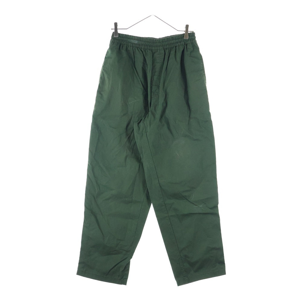 POLAR SKATE CO(ポーラー) バックロゴデザイン ドローストリング イージーパンツ グリーン
