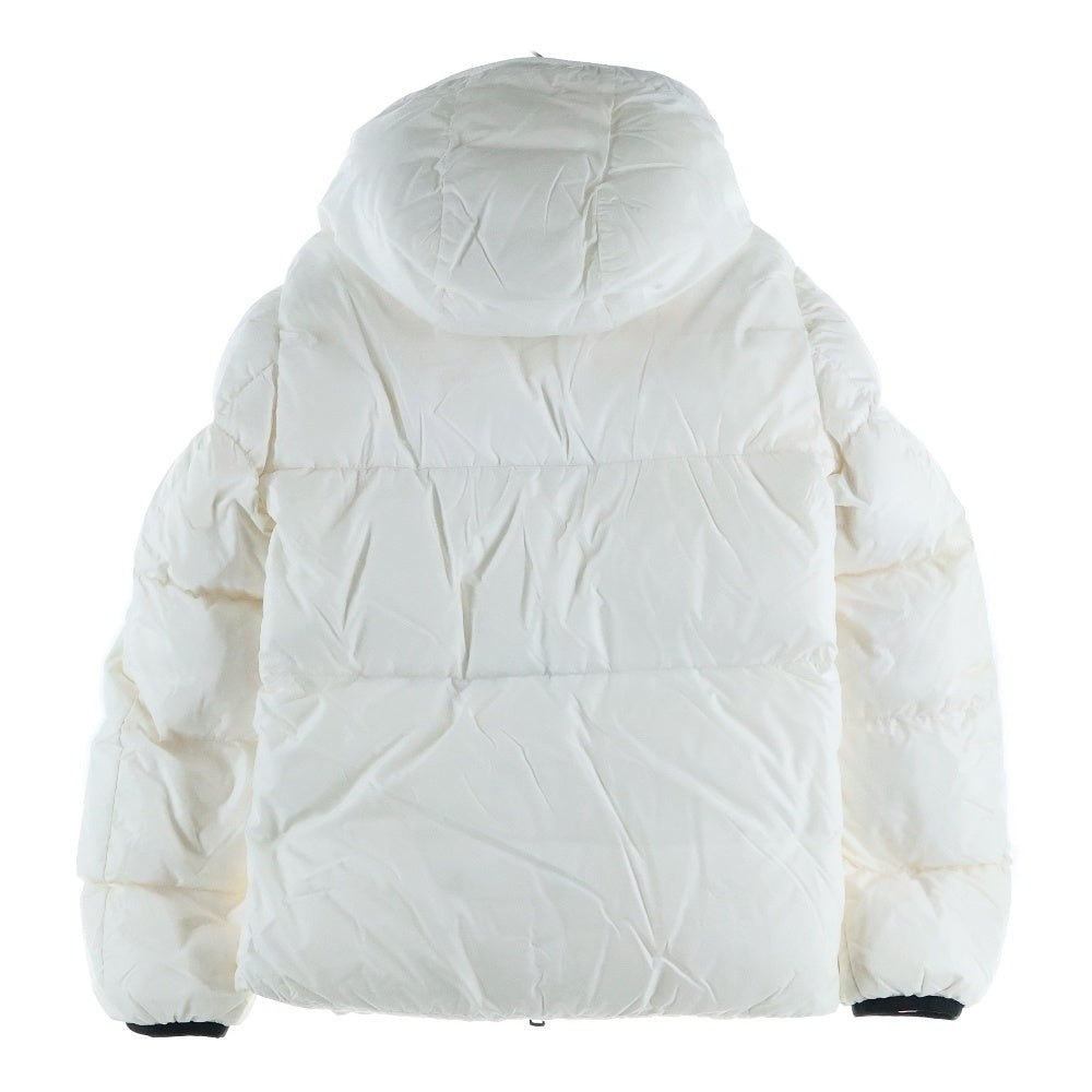 MONCLER(モンクレール) 19AW MONTCLA モンクラ ロゴエンブロイダリー フーデッド ジップアップ ナイロン ダウンジャケット ホワイト E20914194385