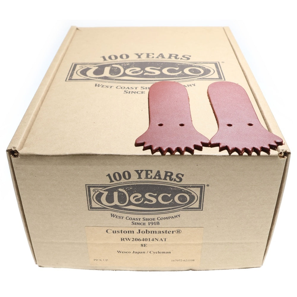 Wesco(ウエスコ) 22年製 CUTOM JOBMASTER カスタム ジョブマスター ハイカットレザーブーツ ブラウン RW2064014NAT