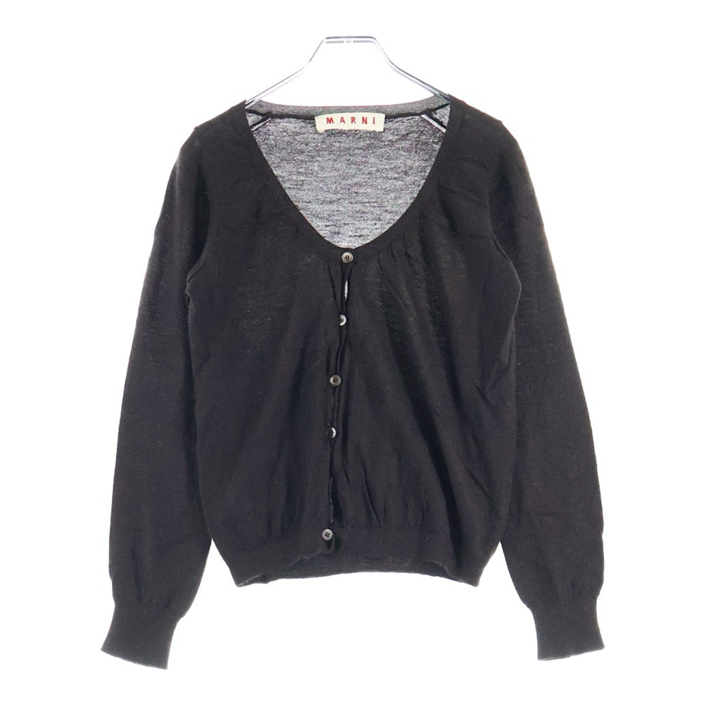MARNI(マルニ) カシミヤ ニット カーディガン ブラウン レディース