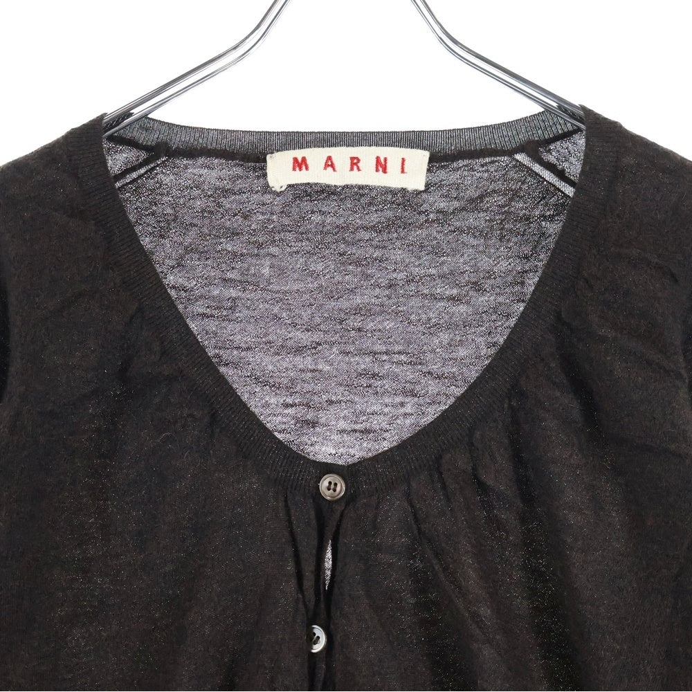 MARNI(マルニ) カシミヤ ニット カーディガン ブラウン レディース