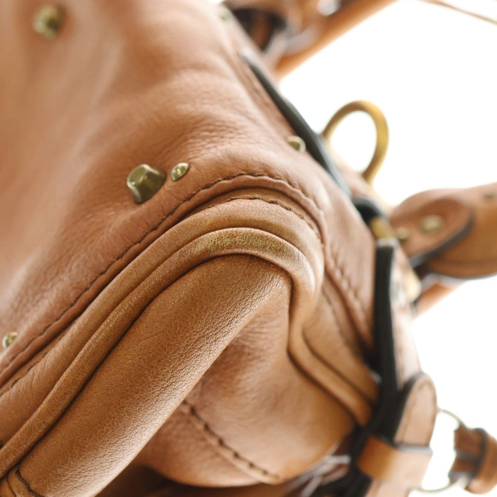 Chloe(クロエ) パディントン ミニ レザー ハンド バッグ ブラウン レディース