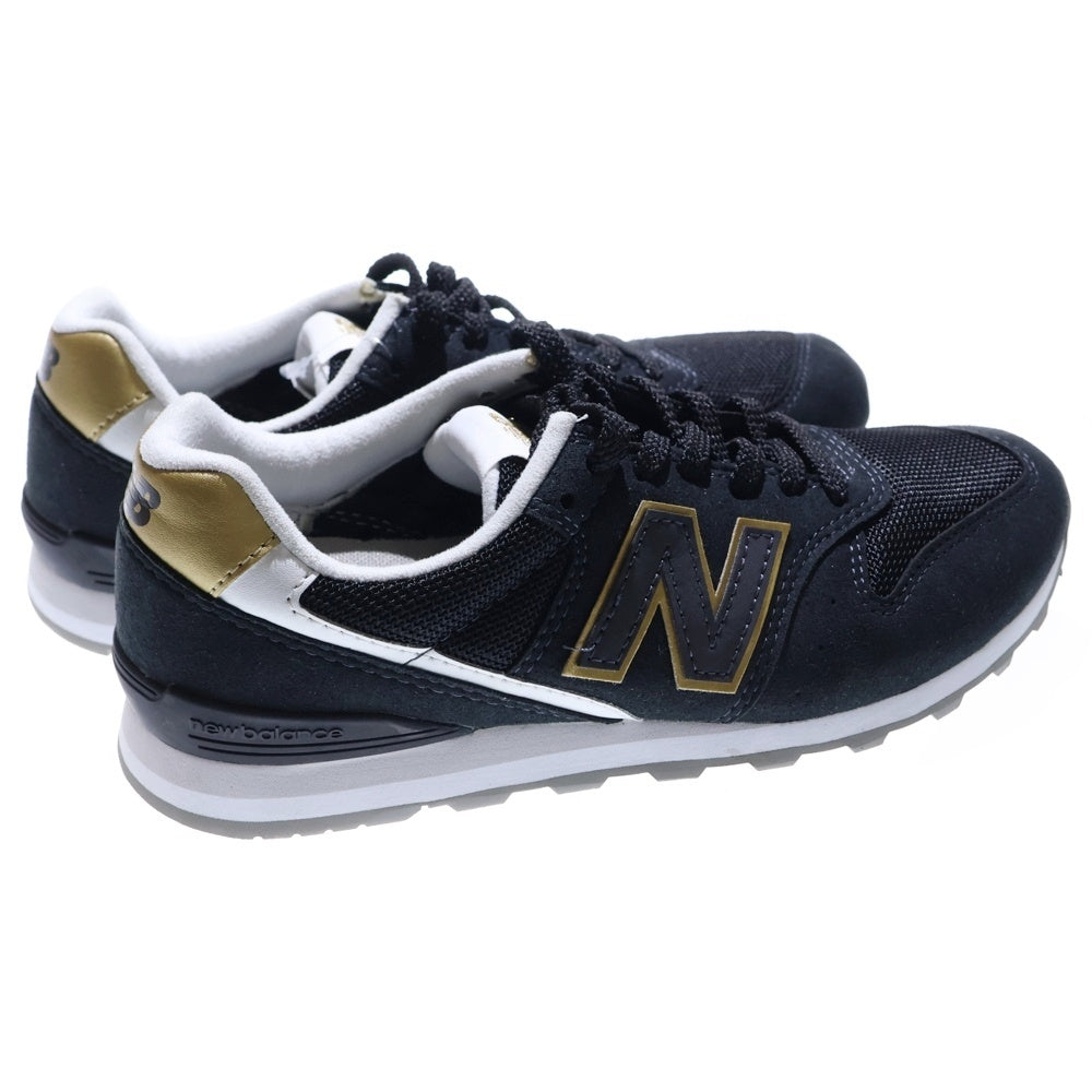 New Balance(ニューバランス) WL996CD スエード ローカットスニーカー ブラック US7/24cm レディース