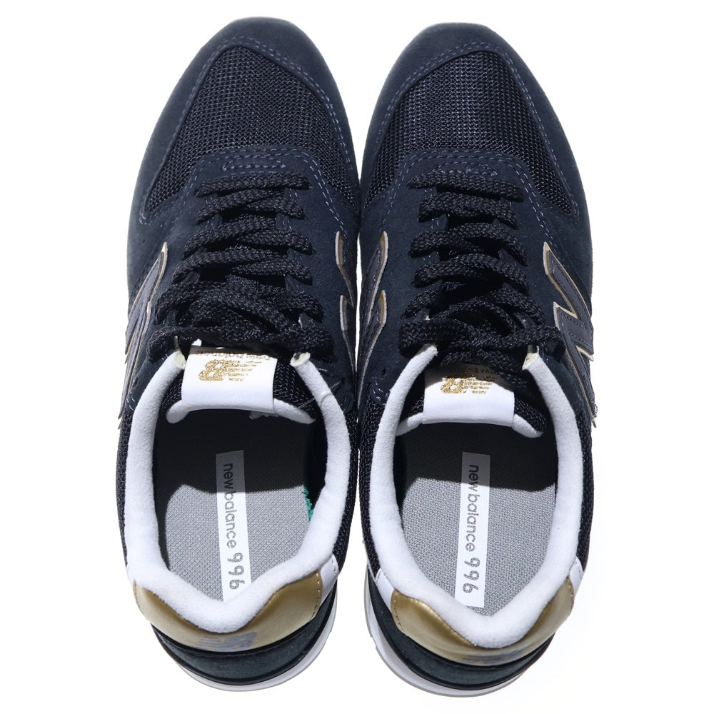 New Balance(ニューバランス) WL996CD スエード ローカットスニーカー ブラック US7/24cm レディース