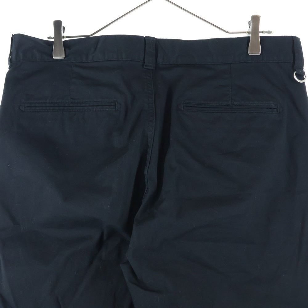 UNIFORM EXPERIMENT(ユニフォームエクスペリメント) 21SS CARROT FIT DRIPPING CHINO PANTS ペイントドリッピングチノパンツ ブラック UE-210026