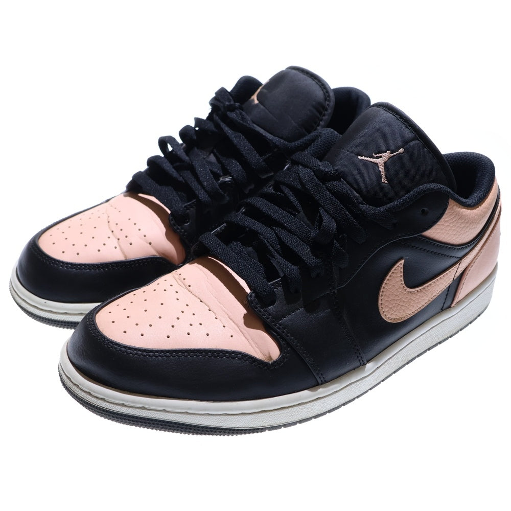 NIKE(ナイキ) AIR JORDAN 1 LOW エア ジョーダン 1 ローカットスニーカー ブラック/ピンク US11/29cm 553558-034