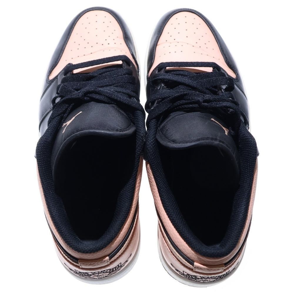 NIKE(ナイキ) AIR JORDAN 1 LOW エア ジョーダン 1 ローカットスニーカー ブラック/ピンク US11/29cm 553558-034