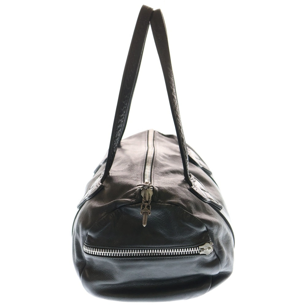CHROME HEARTS(クロムハーツ) DUFFLE TINY ダッフルタイニー レザー ミニボストン ハンドバッグ ブラック