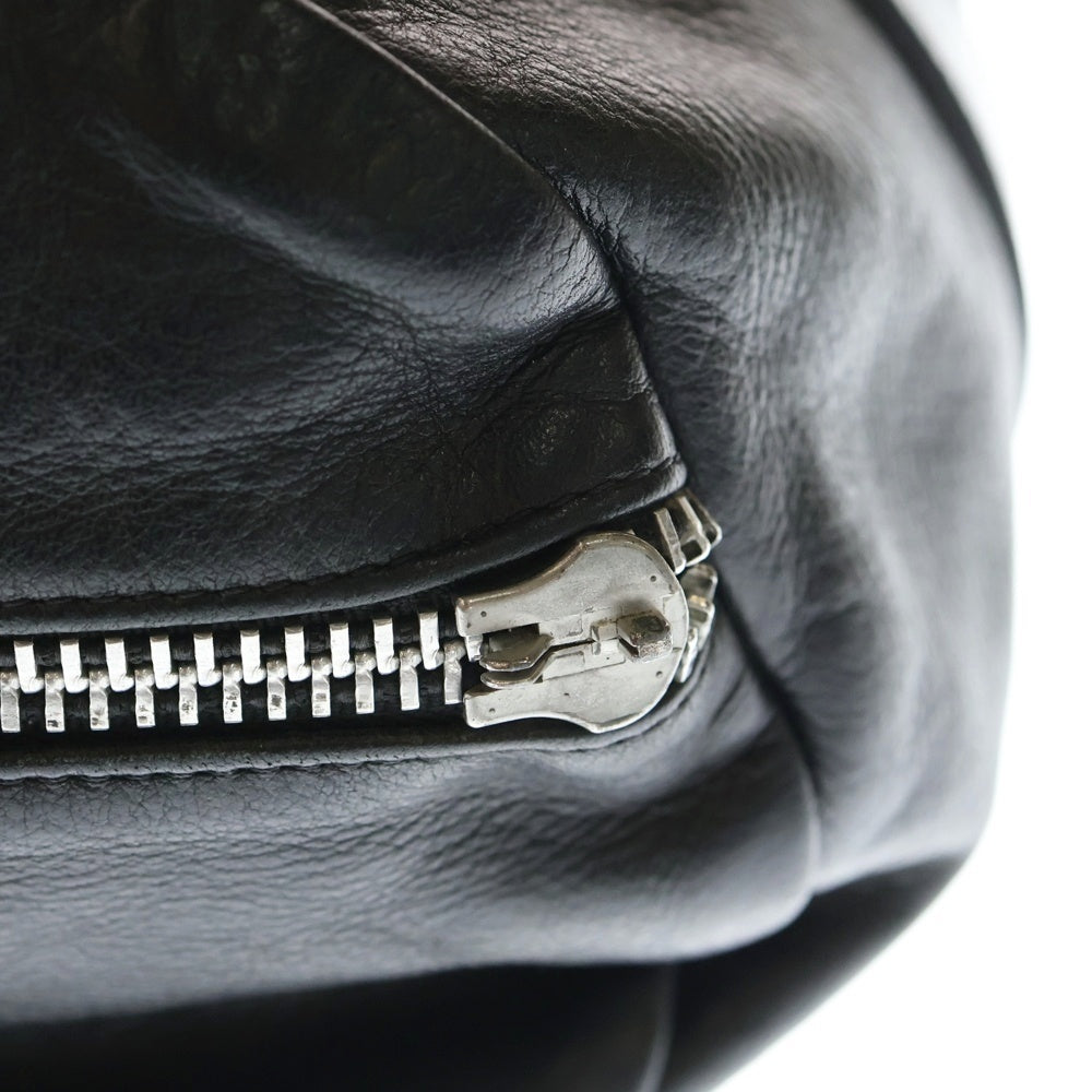 CHROME HEARTS(クロムハーツ) DUFFLE TINY ダッフルタイニー レザー ミニボストン ハンドバッグ ブラック