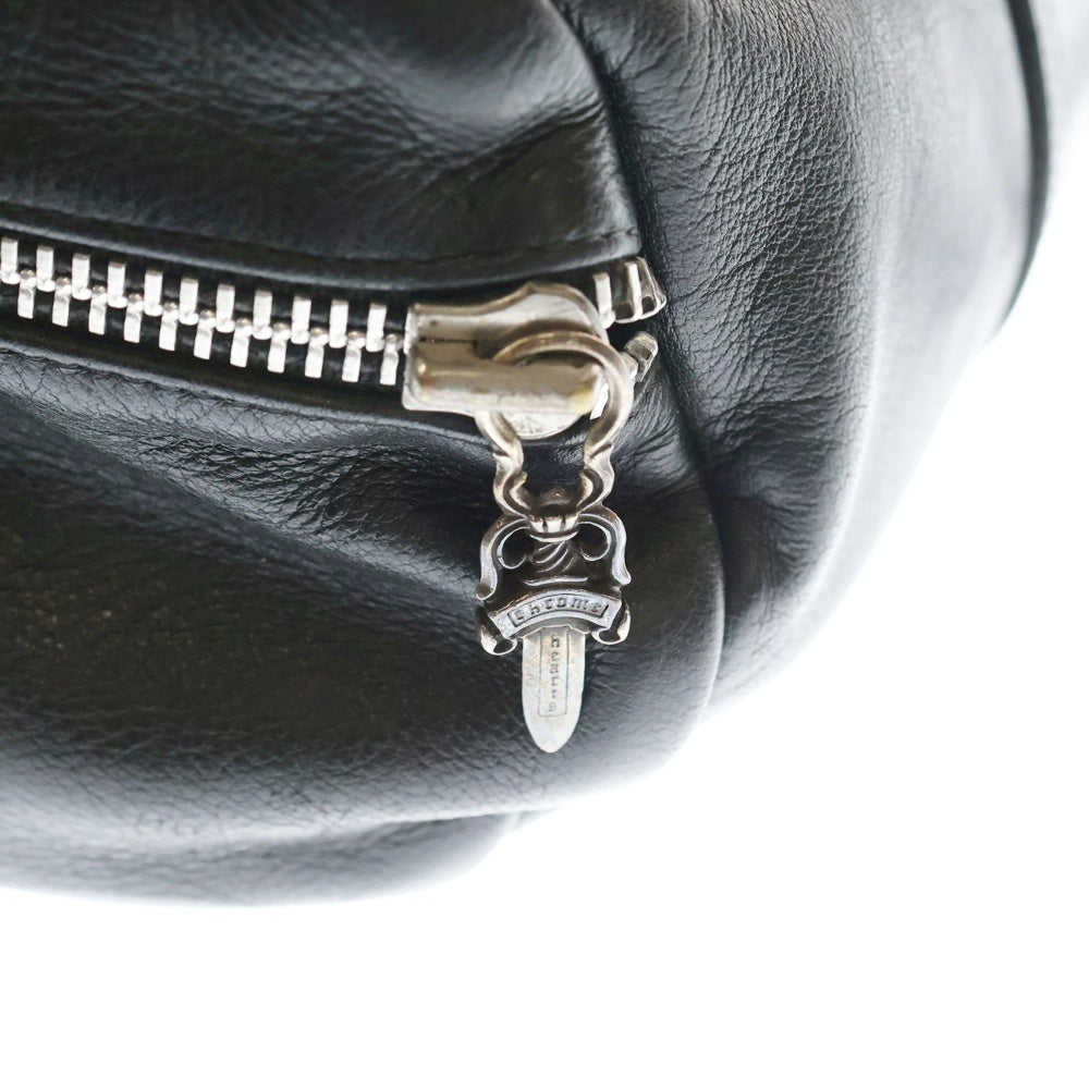 CHROME HEARTS(クロムハーツ) DUFFLE TINY ダッフルタイニー レザー ミニボストン ハンドバッグ ブラック